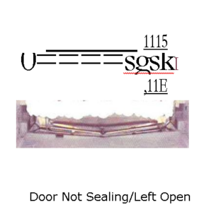door not sealing left open